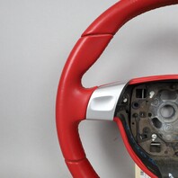 06-09 Porsche 911 Boxster Cayman Sport Steering Wheel Carrera Red OEM NOTE