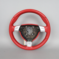 06-09 Porsche 911 Boxster Cayman Sport Steering Wheel Carrera Red OEM NOTE