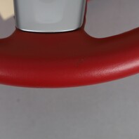 06-09 Porsche 911 Boxster Cayman Sport Steering Wheel Carrera Red OEM NOTE