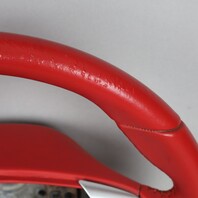 06-09 Porsche 911 Boxster Cayman Sport Steering Wheel Carrera Red OEM NOTE