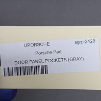 1990-1998 Porsche 911 993 Door Panel Pocket Left Right Pair Grey OEM Used NOTE
