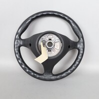 1999-2004 Porsche 911 Boxster Steering Wheel 3 Spoke Black OEM Used