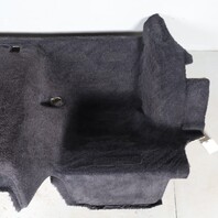 1999-2004 Porsche 911 996 Convertible Rear Seat Carpet Black OEM Used