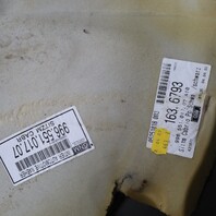 1999-2004 Porsche 911 996 Convertible Rear Seat Carpet Black OEM Used