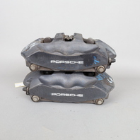 2011-2018 Porsche Cayenne Rear Brake Calipers Brembo Black 95835242301 OEM Used