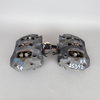 2011-2018 Porsche Cayenne Rear Brake Calipers Brembo Black 95835242301 OEM Used