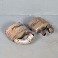 1995-1998 Porsche 911 993 Exhaust Muffler Right Left Pair 99311104504 OEM Used