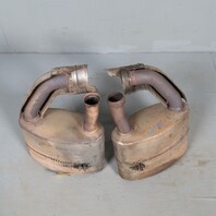 1995-1998 Porsche 911 993 Exhaust Muffler Right Left Pair 99311104504 OEM Used