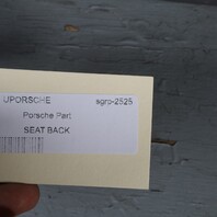 1995-1998 Porsche 911 993 Front Seat Upper Backrest Classic Grey OEM Used