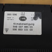 1999-2001 Porsche 911 Boxster Climate Control Panel 99665310103 OEM Used
