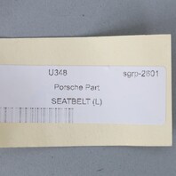 2002-2012 Porsche 911 Convertible Left Front Seat Belt 99780303303 OEM Used