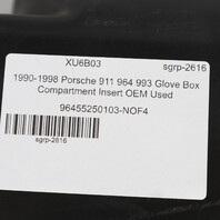 1992-1998 Porsche 911 964 993 Glove Box Compartment Insert OEM Used