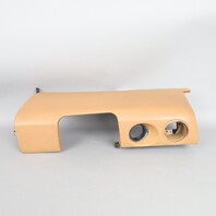 2005-2012 Porsche 911 Boxster Cayman Dash Knee Pad Leatherette Beige OEM Used