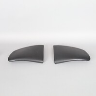 99-04 Porsche 911 996 Boxster 986 Console Trim Pair Leather Black OEM Used