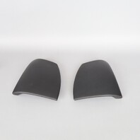 99-04 Porsche 911 996 Boxster 986 Console Trim Pair Leather Black OEM Used