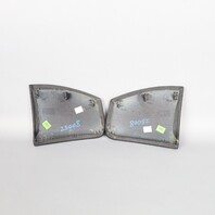 99-04 Porsche 911 996 Boxster 986 Console Trim Pair Leather Black OEM Used