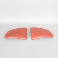 99-04 Porsche 911 996 Boxster 986 Console Trim Left Leather Red OEM Used