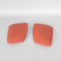 99-04 Porsche 911 996 Boxster 986 Console Trim Left Leather Red OEM Used