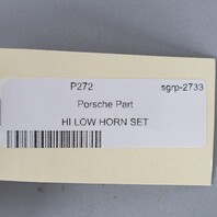 1995-1998 Porsche 911 993 Horn Horns High Low Tone 99363515000 OEM Used