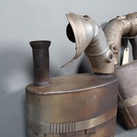 1995-1998 Porsche 911 993 Exhaust Muffler Right Left Pair OEM Used