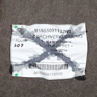 2012-2019 Porsche 911 991 GT3 Coupe Alcantara Headliner 99155509113 OEM Used