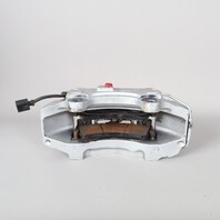 2004-2010 Porsche Cayenne Left Front Brake Caliper Brembo Silver 18ZL OEM