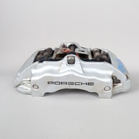 2004-2010 Porsche Cayenne Left Front Brake Caliper Brembo Silver 18ZL OEM