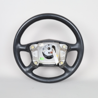 1995-1998 Porsche 911 993 Black 4 Spoke Steering Wheel 99334780452 OEM Used