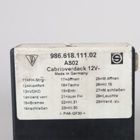 1997-1999 Porsche Boxster Convertible Top Relay OEM 98661811102