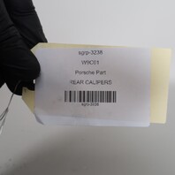 1999-2012 Porsche 911 996 Rear Brake Calipers Brembo Set Pair Black OEM