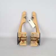 1995-1998 Porsche 911 993 Door Grab Pull Beige Leather Pair OEM Used