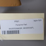 1995-1998 Porsche 911 993 Door Grab Pull Beige Leather Pair OEM Used