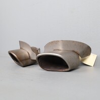 1995-1998 Porsche 911 993 Exhaust Muffler Tip Right Left Pair Set OEM