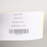2002-2012 Porsche 911 996 997 Convertible Left Front Seat Belt OEM