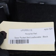 1990-1998 Porsche 911 993 Door Panel Pocket Left Right Pair Black OEM Used NOTE