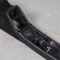 1990-1998 Porsche 911 964 993 Upper Center Console Black Leatherette OEM Used