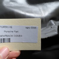 1997-2004 Porsche 911 996 Boxster 986 Seat Backrest Outer Cover Grey OEM