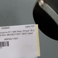 1990-1994 Porsche 911 964 Rear Wheel 16 x 8 Design 90 Rim 96436211601 BENT SOLD AS IS