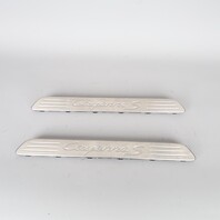 2011-2018 Porsche Cayenne Door Sill Trim Plate Set "Cayenne S" OEM