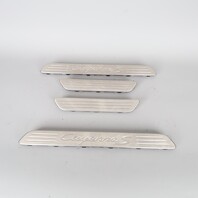 2011-2018 Porsche Cayenne Door Sill Trim Plate Set "Cayenne S" OEM
