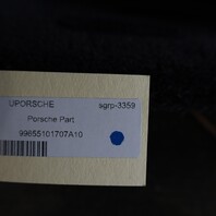 1999-2004 Porsche 911 996 Convertible Black Rear Seat Carpet OEM Used