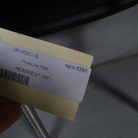 2011-2018 Porsche Cayenne 958 Right Front Headrest Black Leatherette OEM Used