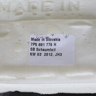 2011-2018 Porsche Cayenne Right Front Seat Upper Cushion Black OEM Used