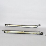 1990-1998 Porsche 911 964 993 Coupe Quarter Window Trim Pair Black OEM Used