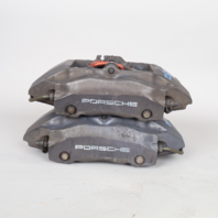 1997-2012 Porsche Boxster Cayman Front Brake Calipers Brembo Set Black OEM Used