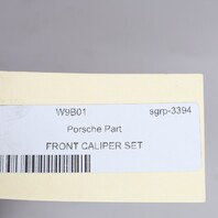 1997-2012 Porsche Boxster Cayman Front Brake Calipers Brembo Set Black OEM Used