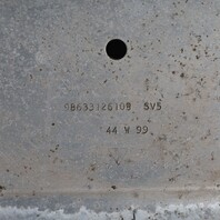 1997‑2004 Porsche Boxster Transmission Skid Plate Belly Pan 98633126108 OEM Used