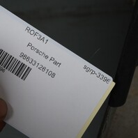 1997‑2004 Porsche Boxster Transmission Skid Plate Belly Pan 98633126108 OEM Used