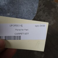1999-2004 Porsche 911 996 Convertible Floor Carpet Black 99655101104 OEM Used