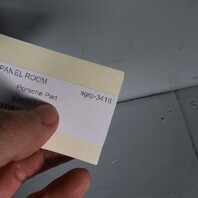 1999-2004 Porsche 911 996 Convertible Left Quarter Trim Panel Black OEM Used